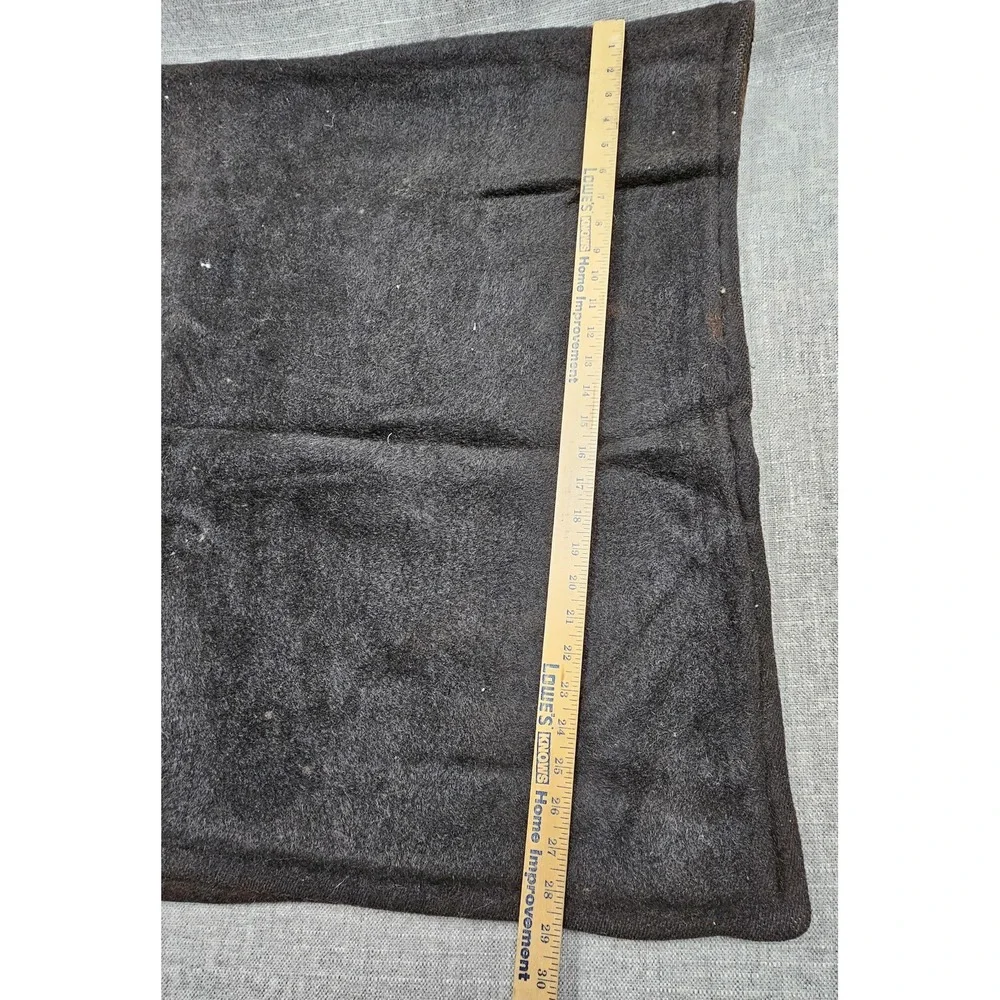VINTAGE Chase Blanket 43x29 Horse Hair Heavy Rustic Primitive Camp Throw Buggy